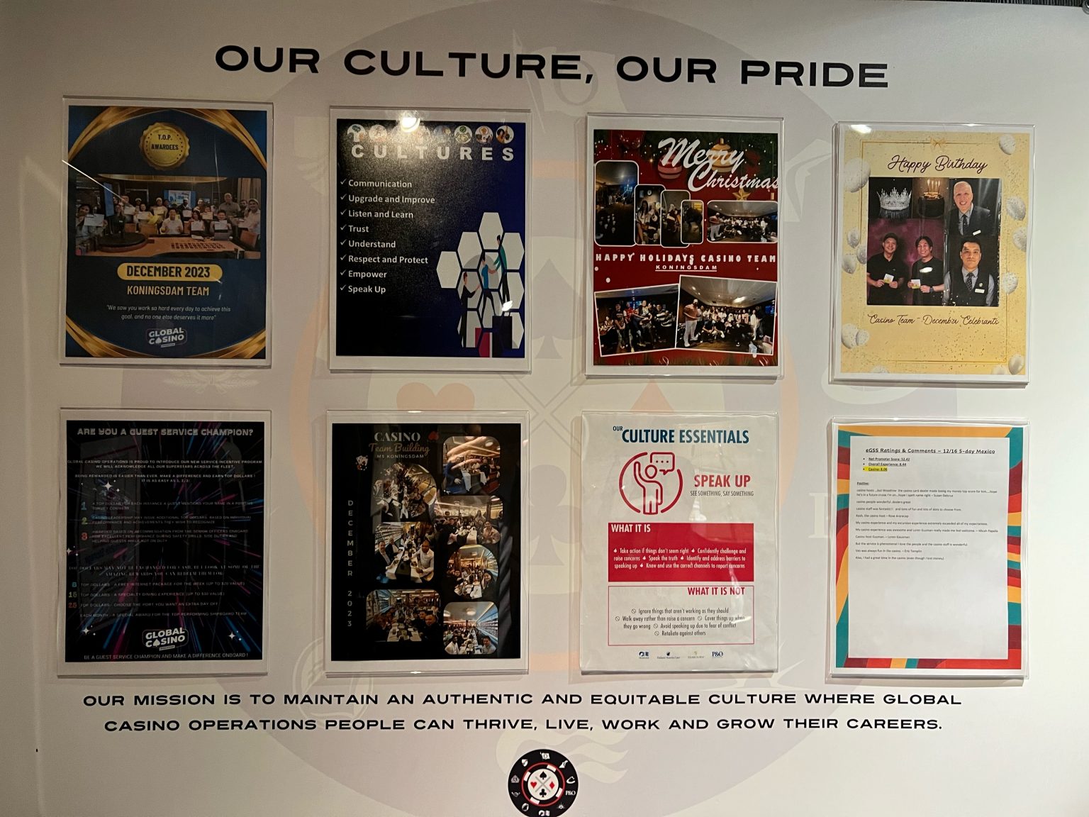 Recognition Boards December Ocean Players Club